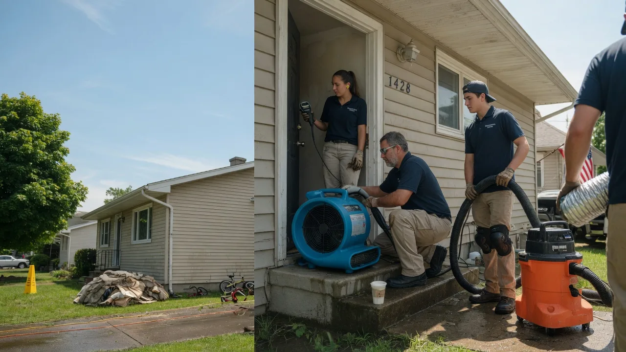 Water Damage Restoration in Sullivan, IL near me